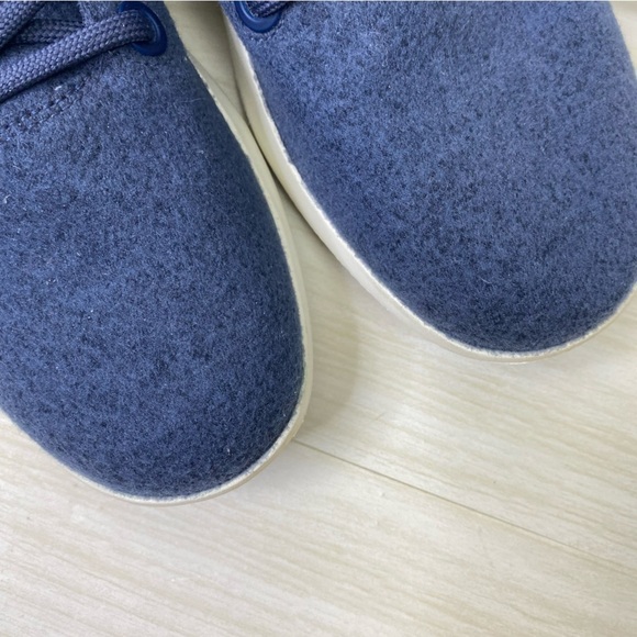 Allbirds navy Blue High top wool runner up Mizzles sneakers tennis shoes size 9 - Picture 3 of 10